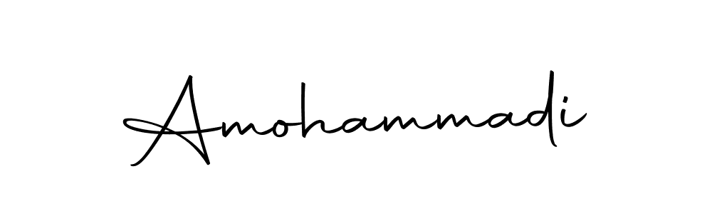 How to make Amohammadi signature? Autography-DOLnW is a professional autograph style. Create handwritten signature for Amohammadi name. Amohammadi signature style 10 images and pictures png