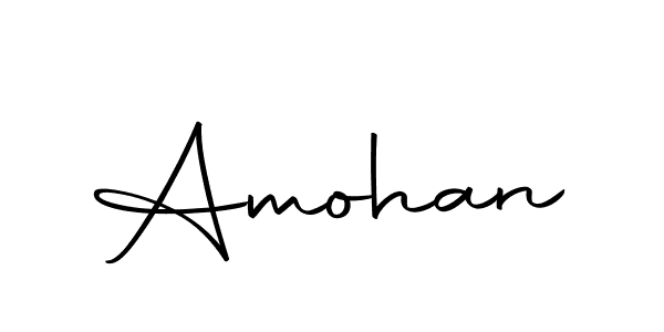 Make a beautiful signature design for name Amohan. With this signature (Autography-DOLnW) style, you can create a handwritten signature for free. Amohan signature style 10 images and pictures png