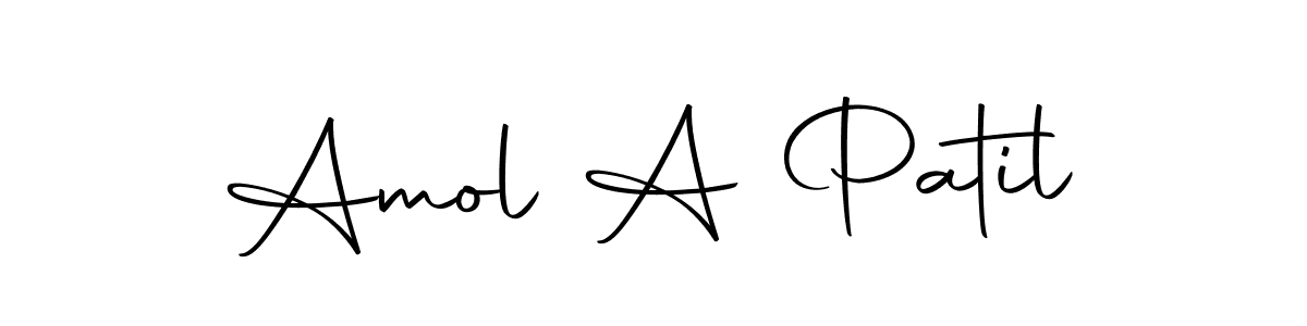 Make a beautiful signature design for name Amol A Patil. With this signature (Autography-DOLnW) style, you can create a handwritten signature for free. Amol A Patil signature style 10 images and pictures png