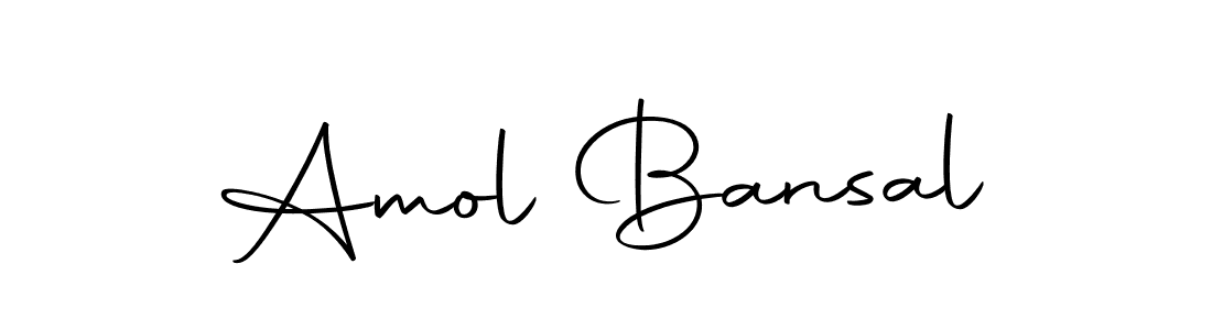 How to make Amol Bansal signature? Autography-DOLnW is a professional autograph style. Create handwritten signature for Amol Bansal name. Amol Bansal signature style 10 images and pictures png