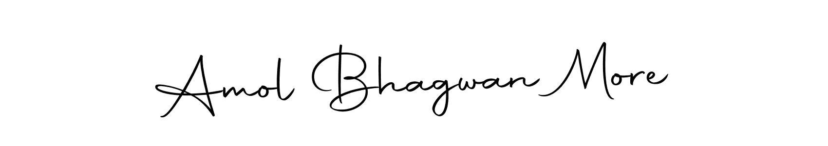 How to make Amol Bhagwan More name signature. Use Autography-DOLnW style for creating short signs online. This is the latest handwritten sign. Amol Bhagwan More signature style 10 images and pictures png