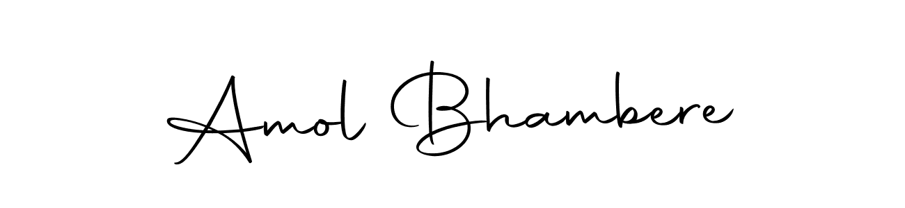 Design your own signature with our free online signature maker. With this signature software, you can create a handwritten (Autography-DOLnW) signature for name Amol Bhambere. Amol Bhambere signature style 10 images and pictures png