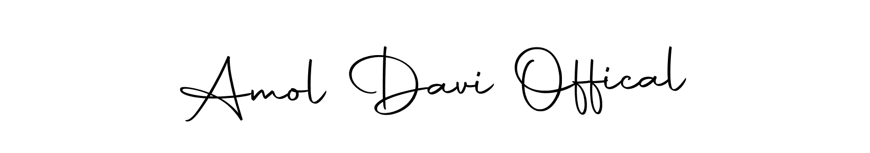 You should practise on your own different ways (Autography-DOLnW) to write your name (Amol Davi Offical) in signature. don't let someone else do it for you. Amol Davi Offical signature style 10 images and pictures png