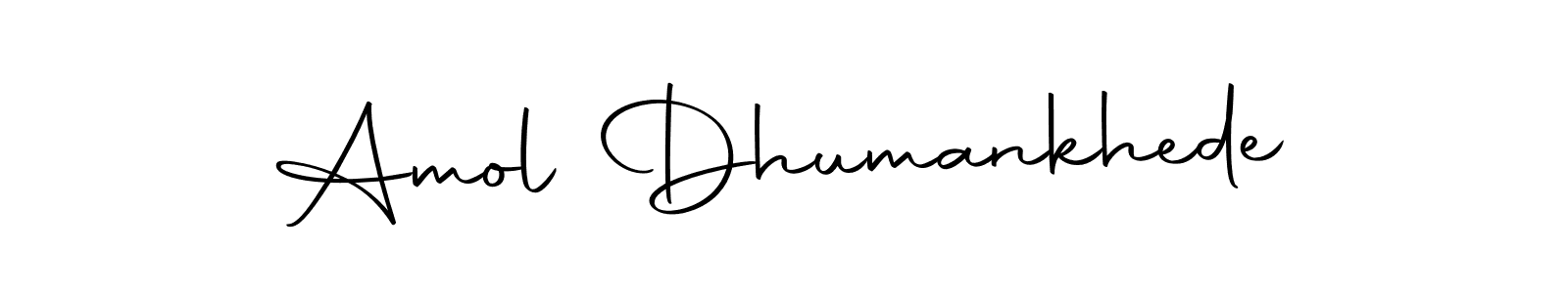 Also we have Amol Dhumankhede name is the best signature style. Create professional handwritten signature collection using Autography-DOLnW autograph style. Amol Dhumankhede signature style 10 images and pictures png