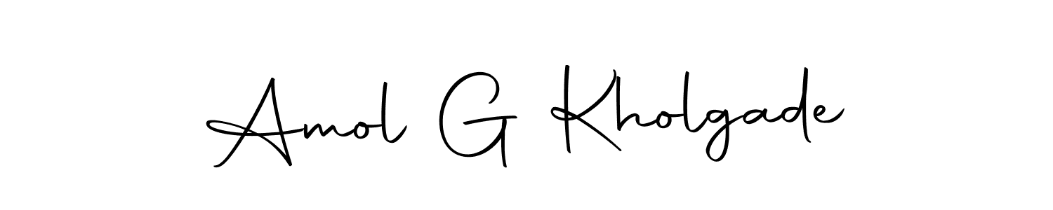 Make a short Amol G Kholgade signature style. Manage your documents anywhere anytime using Autography-DOLnW. Create and add eSignatures, submit forms, share and send files easily. Amol G Kholgade signature style 10 images and pictures png