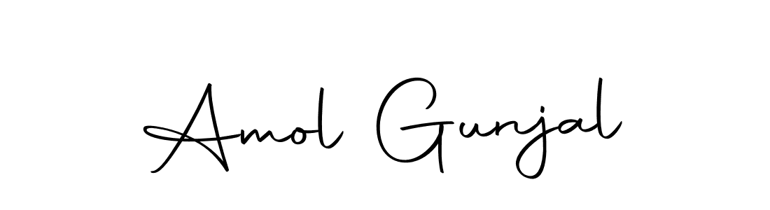 Create a beautiful signature design for name Amol Gunjal. With this signature (Autography-DOLnW) fonts, you can make a handwritten signature for free. Amol Gunjal signature style 10 images and pictures png