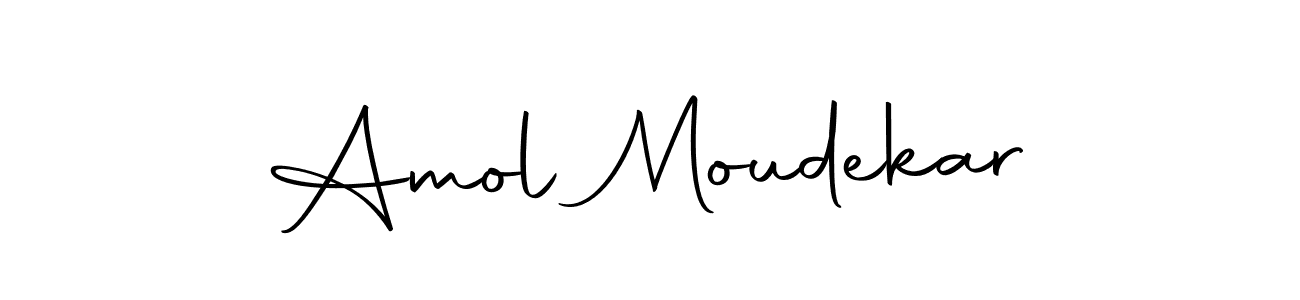 Make a short Amol Moudekar signature style. Manage your documents anywhere anytime using Autography-DOLnW. Create and add eSignatures, submit forms, share and send files easily. Amol Moudekar signature style 10 images and pictures png