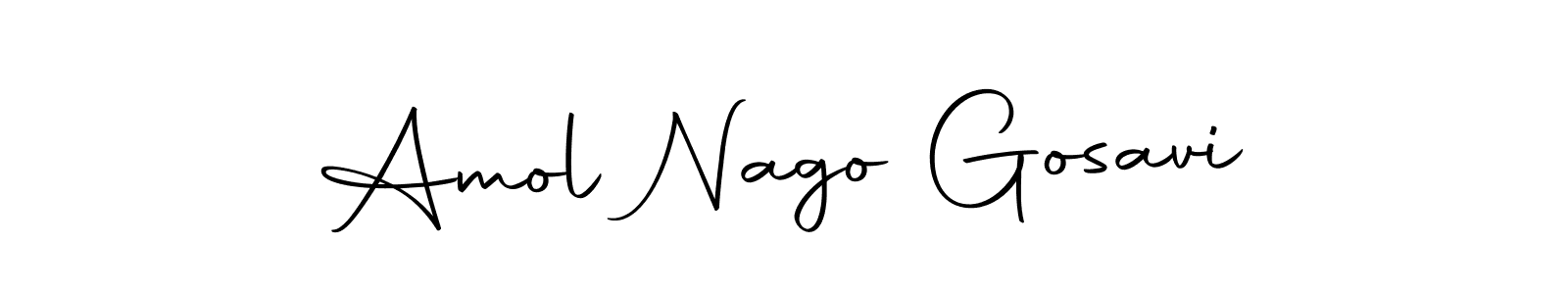 Make a short Amol Nago Gosavi signature style. Manage your documents anywhere anytime using Autography-DOLnW. Create and add eSignatures, submit forms, share and send files easily. Amol Nago Gosavi signature style 10 images and pictures png