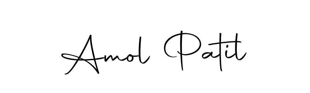 Use a signature maker to create a handwritten signature online. With this signature software, you can design (Autography-DOLnW) your own signature for name Amol Patil. Amol Patil signature style 10 images and pictures png