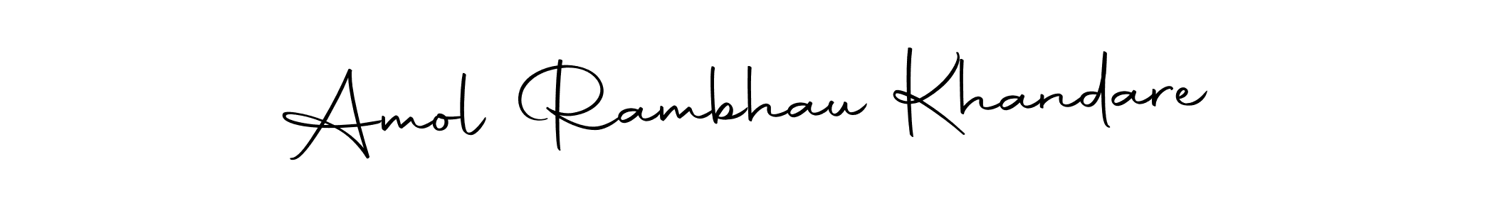 Autography-DOLnW is a professional signature style that is perfect for those who want to add a touch of class to their signature. It is also a great choice for those who want to make their signature more unique. Get Amol Rambhau Khandare name to fancy signature for free. Amol Rambhau Khandare signature style 10 images and pictures png