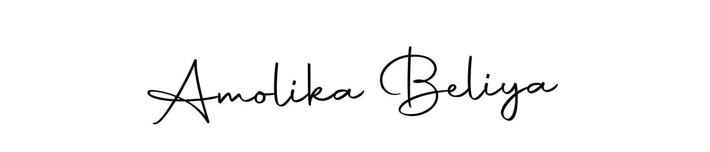Design your own signature with our free online signature maker. With this signature software, you can create a handwritten (Autography-DOLnW) signature for name Amolika Beliya. Amolika Beliya signature style 10 images and pictures png