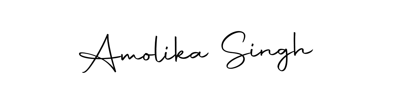 Make a beautiful signature design for name Amolika Singh. Use this online signature maker to create a handwritten signature for free. Amolika Singh signature style 10 images and pictures png