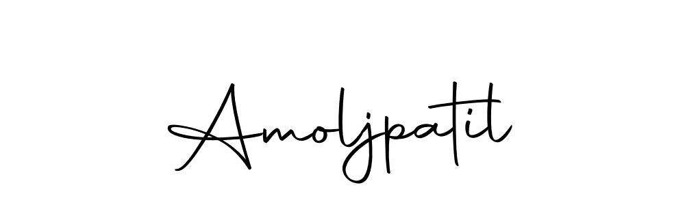 Similarly Autography-DOLnW is the best handwritten signature design. Signature creator online .You can use it as an online autograph creator for name Amoljpatil. Amoljpatil signature style 10 images and pictures png