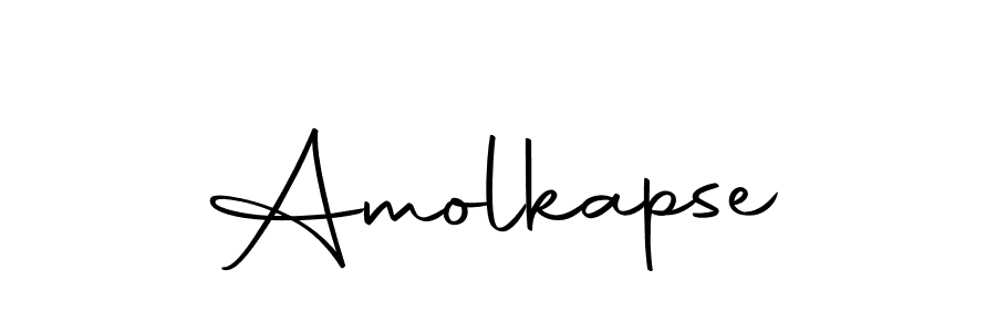 Create a beautiful signature design for name Amolkapse. With this signature (Autography-DOLnW) fonts, you can make a handwritten signature for free. Amolkapse signature style 10 images and pictures png