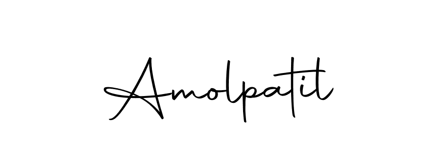 How to make Amolpatil signature? Autography-DOLnW is a professional autograph style. Create handwritten signature for Amolpatil name. Amolpatil signature style 10 images and pictures png