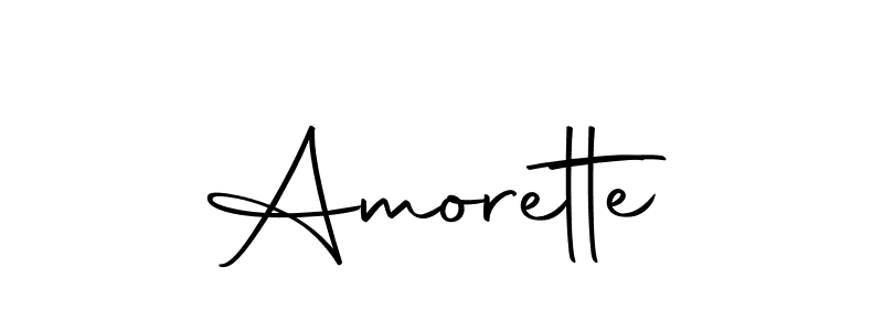 Also we have Amorette name is the best signature style. Create professional handwritten signature collection using Autography-DOLnW autograph style. Amorette signature style 10 images and pictures png