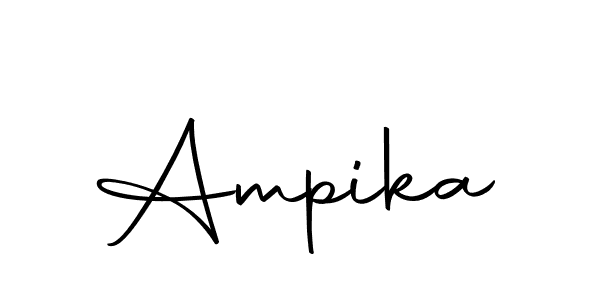 You should practise on your own different ways (Autography-DOLnW) to write your name (Ampika) in signature. don't let someone else do it for you. Ampika signature style 10 images and pictures png