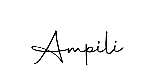Create a beautiful signature design for name Ampili. With this signature (Autography-DOLnW) fonts, you can make a handwritten signature for free. Ampili signature style 10 images and pictures png