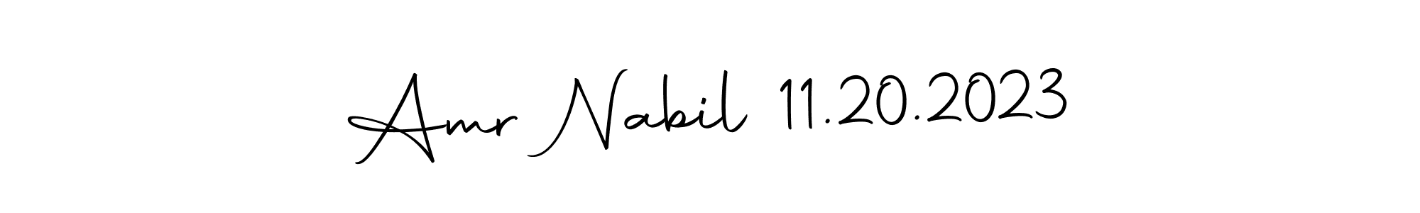 Make a beautiful signature design for name Amr Nabil 11.20.2023. Use this online signature maker to create a handwritten signature for free. Amr Nabil 11.20.2023 signature style 10 images and pictures png