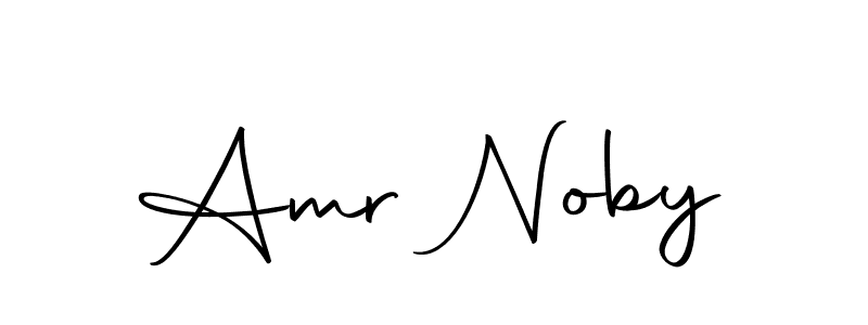 How to make Amr Noby signature? Autography-DOLnW is a professional autograph style. Create handwritten signature for Amr Noby name. Amr Noby signature style 10 images and pictures png