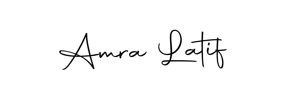 How to make Amra Latif signature? Autography-DOLnW is a professional autograph style. Create handwritten signature for Amra Latif name. Amra Latif signature style 10 images and pictures png