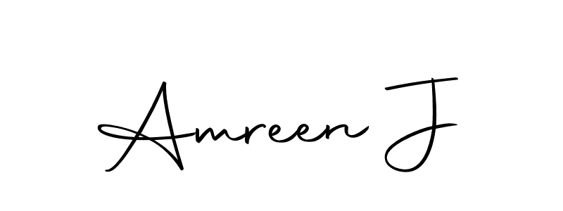 Also we have Amreen J name is the best signature style. Create professional handwritten signature collection using Autography-DOLnW autograph style. Amreen J signature style 10 images and pictures png