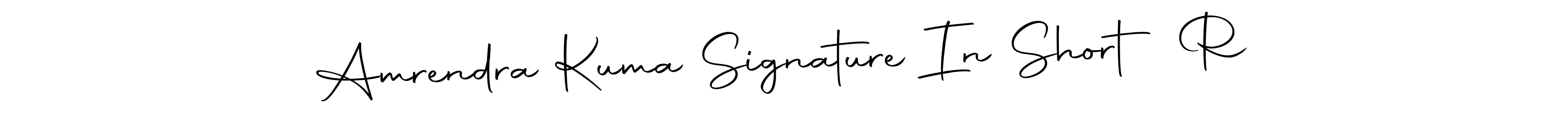 Design your own signature with our free online signature maker. With this signature software, you can create a handwritten (Autography-DOLnW) signature for name Amrendra Kuma Signature In Short R. Amrendra Kuma Signature In Short R signature style 10 images and pictures png