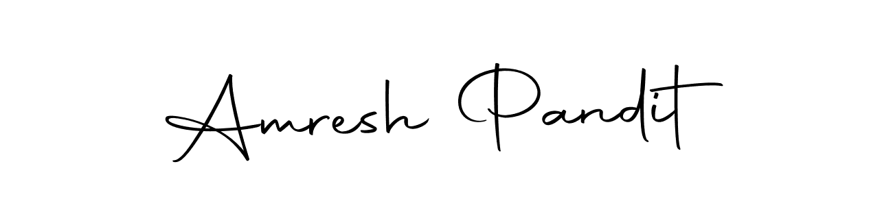 Design your own signature with our free online signature maker. With this signature software, you can create a handwritten (Autography-DOLnW) signature for name Amresh Pandit. Amresh Pandit signature style 10 images and pictures png