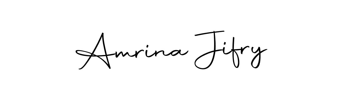 Make a short Amrina Jifry signature style. Manage your documents anywhere anytime using Autography-DOLnW. Create and add eSignatures, submit forms, share and send files easily. Amrina Jifry signature style 10 images and pictures png