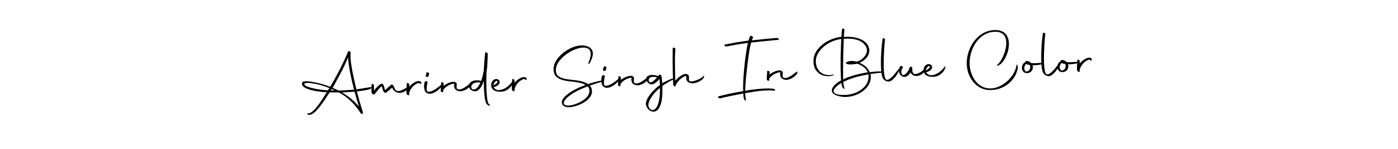 if you are searching for the best signature style for your name Amrinder Singh In Blue Color. so please give up your signature search. here we have designed multiple signature styles  using Autography-DOLnW. Amrinder Singh In Blue Color signature style 10 images and pictures png