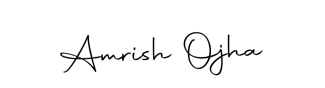 Design your own signature with our free online signature maker. With this signature software, you can create a handwritten (Autography-DOLnW) signature for name Amrish Ojha. Amrish Ojha signature style 10 images and pictures png