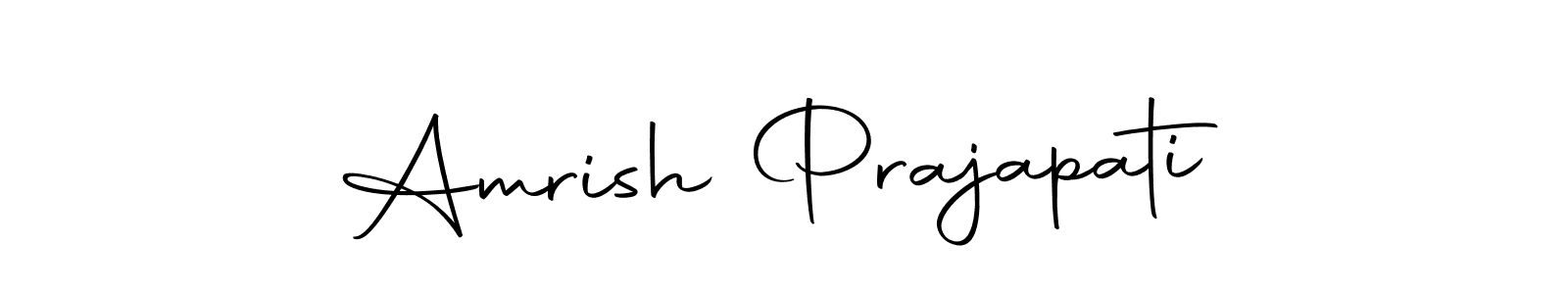 Autography-DOLnW is a professional signature style that is perfect for those who want to add a touch of class to their signature. It is also a great choice for those who want to make their signature more unique. Get Amrish Prajapati name to fancy signature for free. Amrish Prajapati signature style 10 images and pictures png