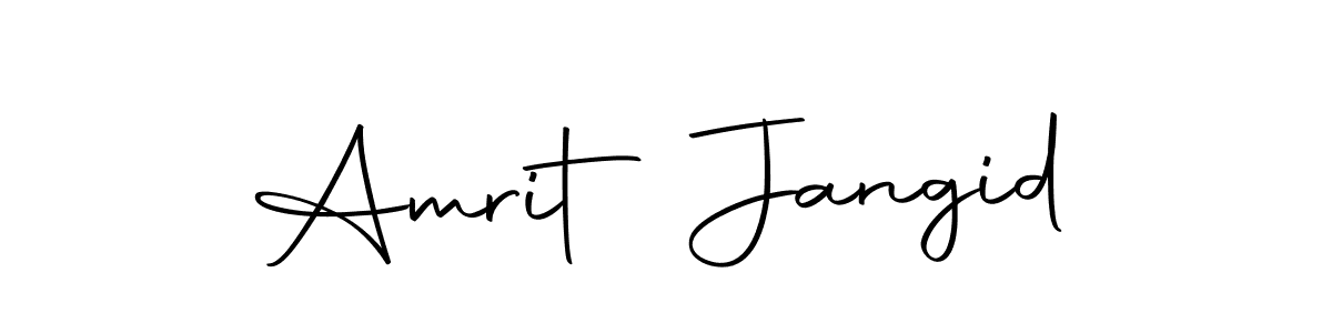 if you are searching for the best signature style for your name Amrit Jangid. so please give up your signature search. here we have designed multiple signature styles  using Autography-DOLnW. Amrit Jangid signature style 10 images and pictures png