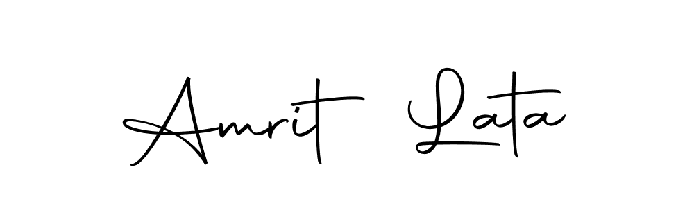 The best way (Autography-DOLnW) to make a short signature is to pick only two or three words in your name. The name Amrit Lata include a total of six letters. For converting this name. Amrit Lata signature style 10 images and pictures png