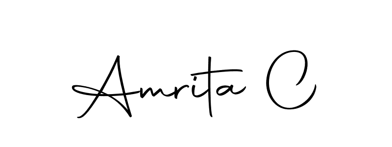 Amrita C stylish signature style. Best Handwritten Sign (Autography-DOLnW) for my name. Handwritten Signature Collection Ideas for my name Amrita C. Amrita C signature style 10 images and pictures png