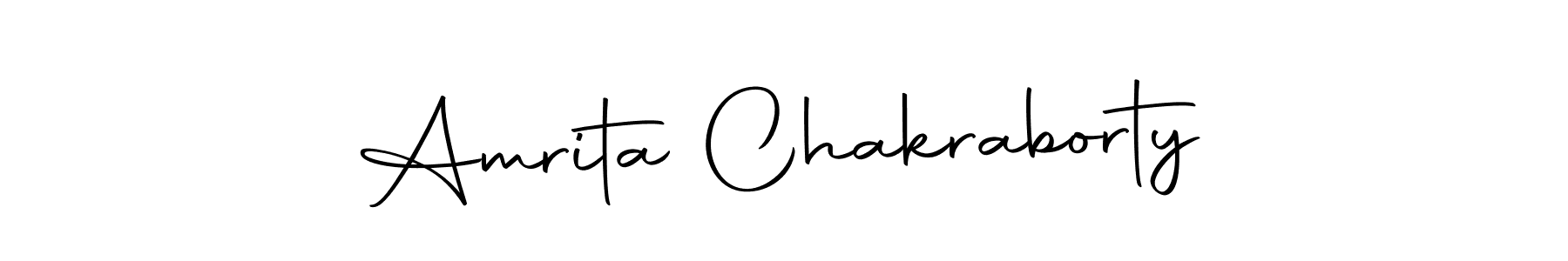 Make a beautiful signature design for name Amrita Chakraborty. With this signature (Autography-DOLnW) style, you can create a handwritten signature for free. Amrita Chakraborty signature style 10 images and pictures png