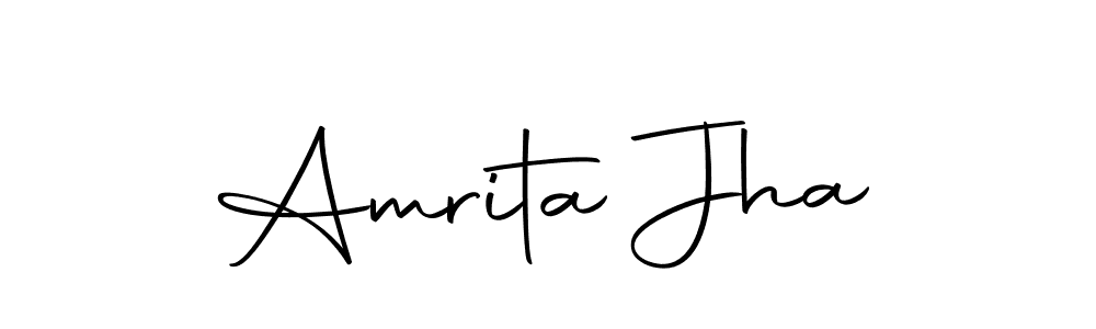 Here are the top 10 professional signature styles for the name Amrita Jha. These are the best autograph styles you can use for your name. Amrita Jha signature style 10 images and pictures png