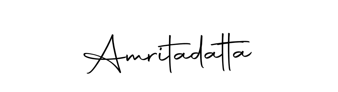 Create a beautiful signature design for name Amritadatta. With this signature (Autography-DOLnW) fonts, you can make a handwritten signature for free. Amritadatta signature style 10 images and pictures png