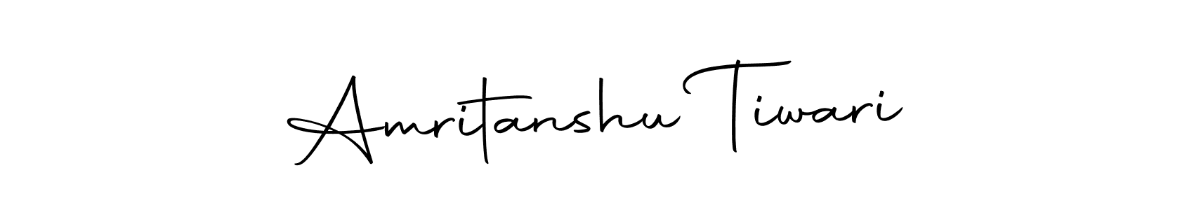 The best way (Autography-DOLnW) to make a short signature is to pick only two or three words in your name. The name Amritanshu Tiwari include a total of six letters. For converting this name. Amritanshu Tiwari signature style 10 images and pictures png