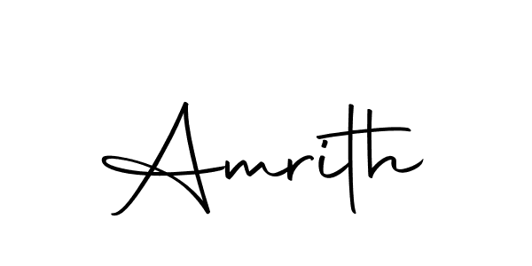 Design your own signature with our free online signature maker. With this signature software, you can create a handwritten (Autography-DOLnW) signature for name Amrith. Amrith signature style 10 images and pictures png