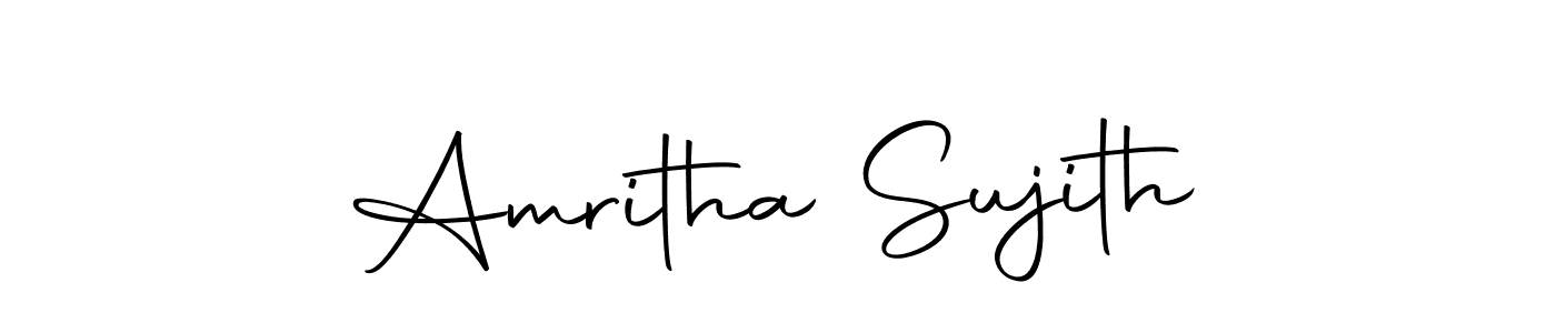 You should practise on your own different ways (Autography-DOLnW) to write your name (Amritha Sujith) in signature. don't let someone else do it for you. Amritha Sujith signature style 10 images and pictures png