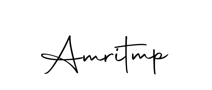 Design your own signature with our free online signature maker. With this signature software, you can create a handwritten (Autography-DOLnW) signature for name Amritmp. Amritmp signature style 10 images and pictures png