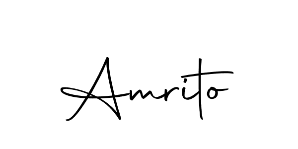 Make a beautiful signature design for name Amrito. Use this online signature maker to create a handwritten signature for free. Amrito signature style 10 images and pictures png