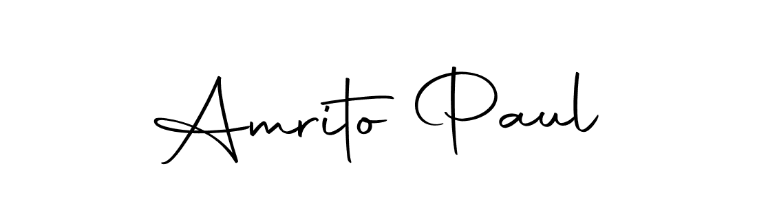 You should practise on your own different ways (Autography-DOLnW) to write your name (Amrito Paul) in signature. don't let someone else do it for you. Amrito Paul signature style 10 images and pictures png