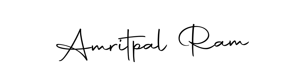 How to make Amritpal Ram name signature. Use Autography-DOLnW style for creating short signs online. This is the latest handwritten sign. Amritpal Ram signature style 10 images and pictures png
