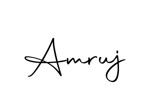 How to make Amruj signature? Autography-DOLnW is a professional autograph style. Create handwritten signature for Amruj name. Amruj signature style 10 images and pictures png