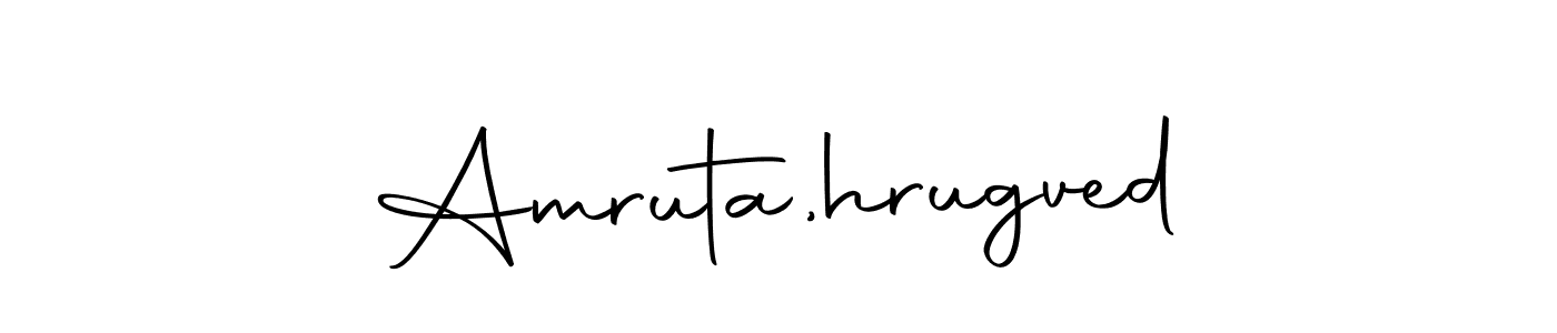 The best way (Autography-DOLnW) to make a short signature is to pick only two or three words in your name. The name Amruta,hrugved include a total of six letters. For converting this name. Amruta,hrugved signature style 10 images and pictures png