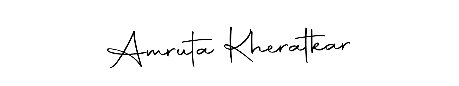 Use a signature maker to create a handwritten signature online. With this signature software, you can design (Autography-DOLnW) your own signature for name Amruta Kheratkar. Amruta Kheratkar signature style 10 images and pictures png