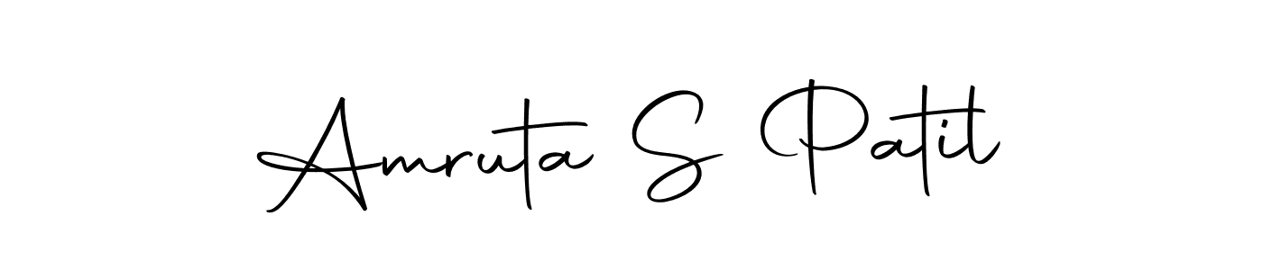 Design your own signature with our free online signature maker. With this signature software, you can create a handwritten (Autography-DOLnW) signature for name Amruta S Patil. Amruta S Patil signature style 10 images and pictures png