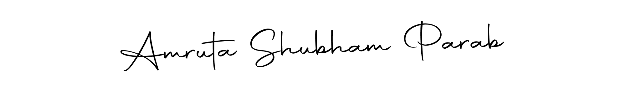 Autography-DOLnW is a professional signature style that is perfect for those who want to add a touch of class to their signature. It is also a great choice for those who want to make their signature more unique. Get Amruta Shubham Parab name to fancy signature for free. Amruta Shubham Parab signature style 10 images and pictures png